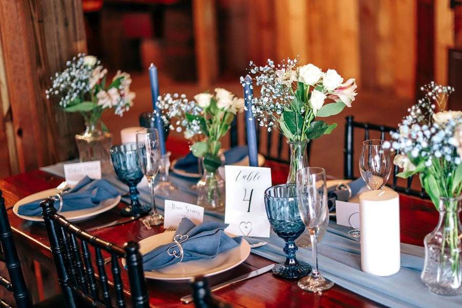 Rustic Birch Wood Unity Candle Set