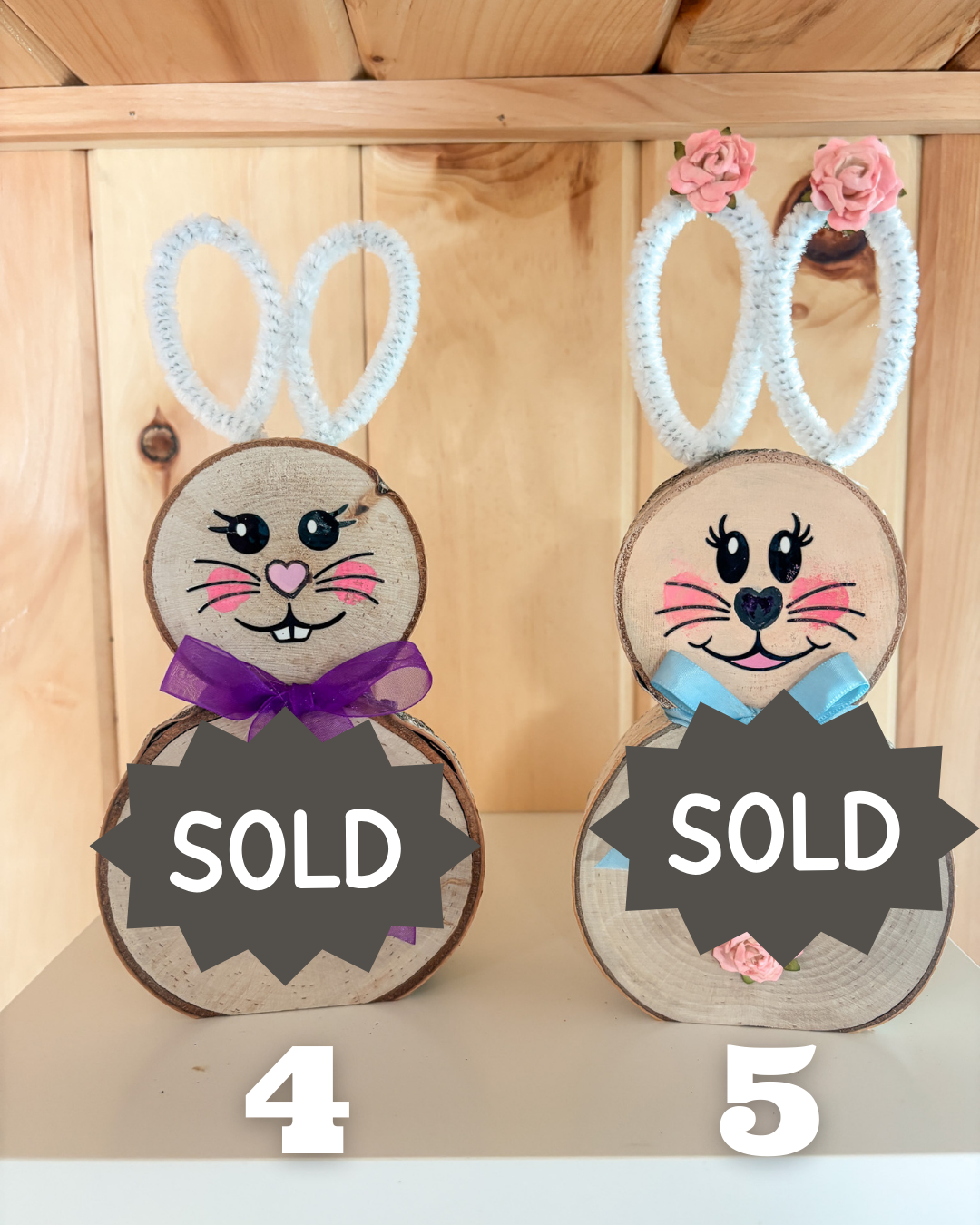 Birch Easter Bunnies