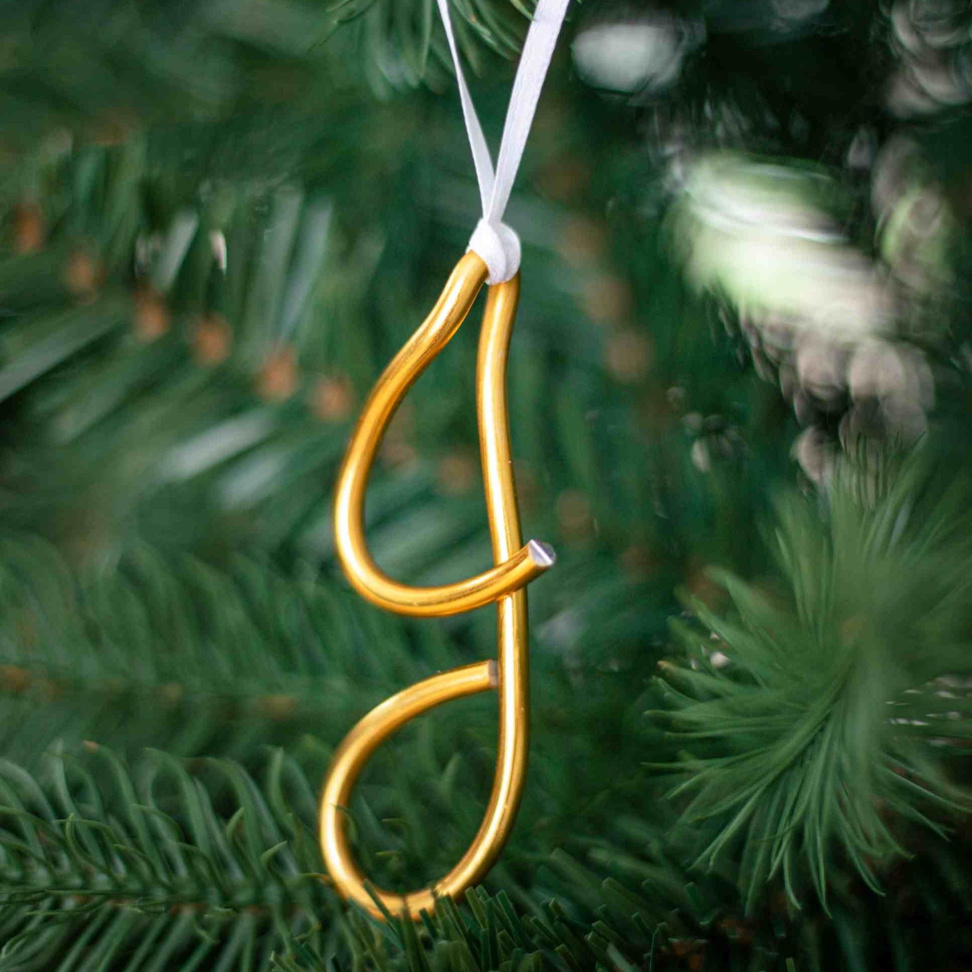Monogram Ornament or Stocking Tag