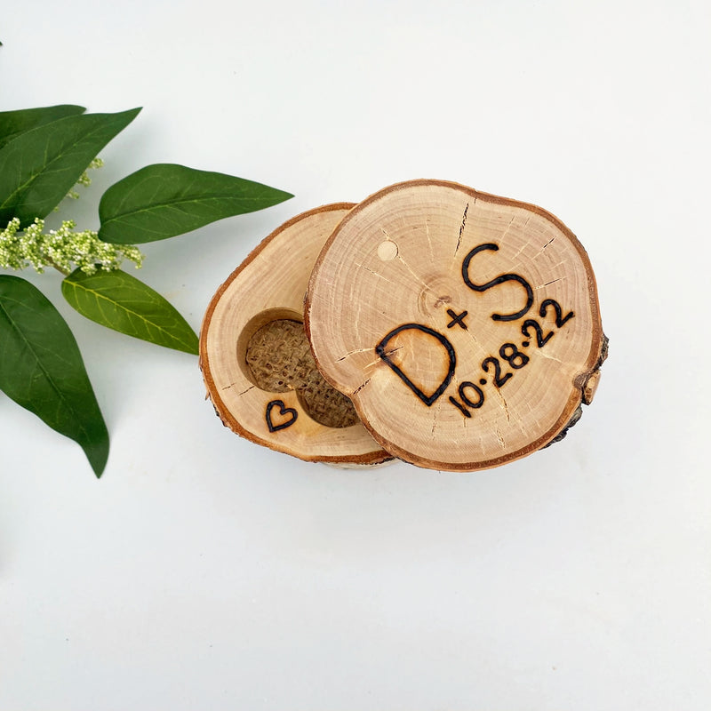 Personalized Wedding Ring Box