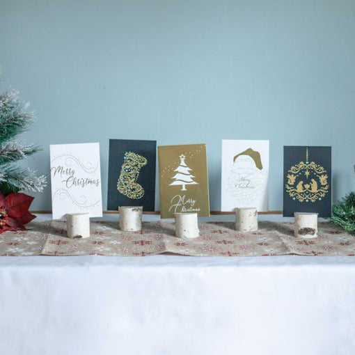 Birch Branch Card and Photo Display Stands - Set of 5