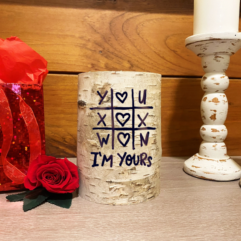 Handcrafted All Natural Birch Wood Candle - I'm Yours